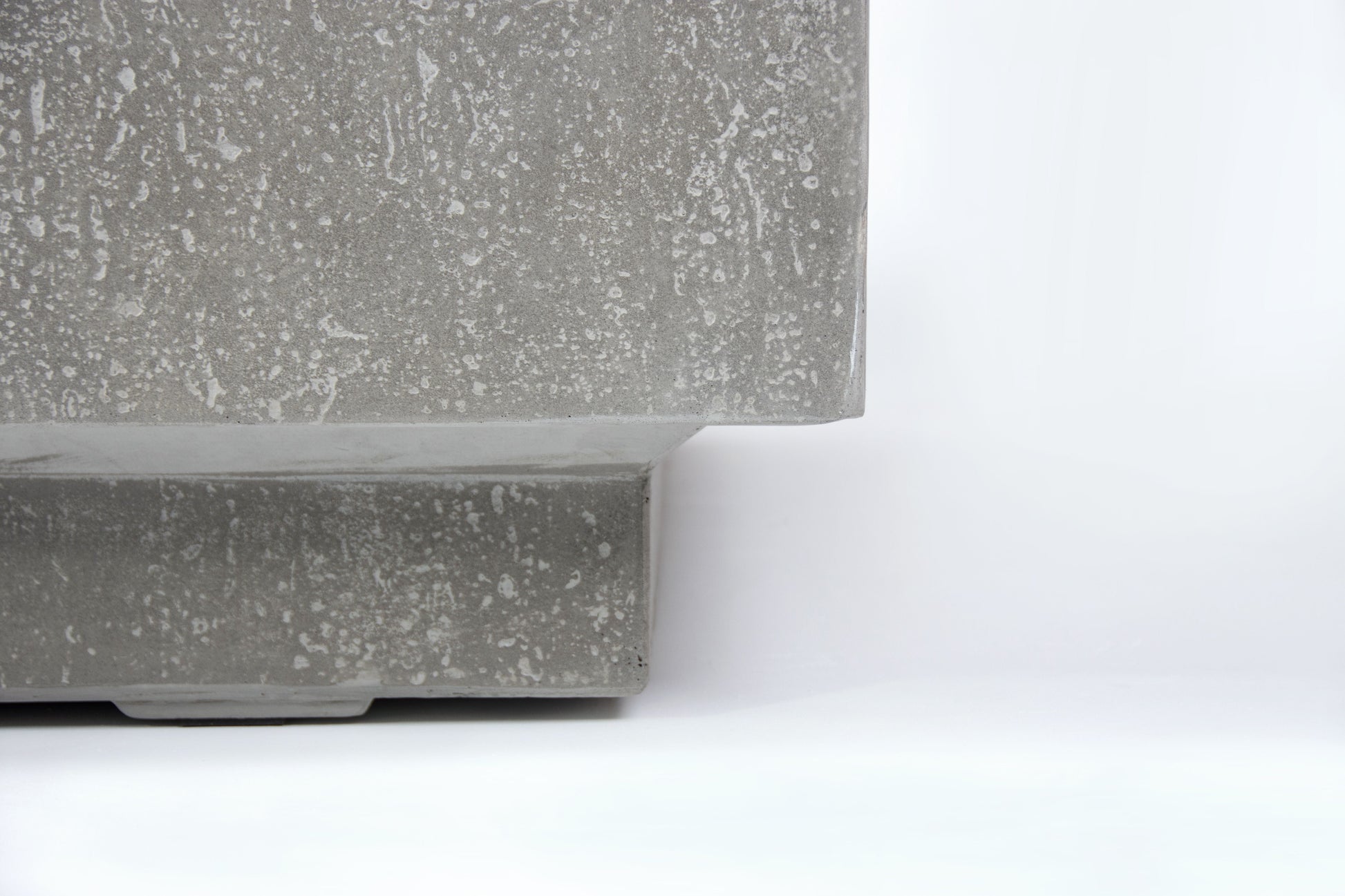 Elementi Plus Victoria 40" Square Light Grey Concrete Liquid Propane Fire Table
