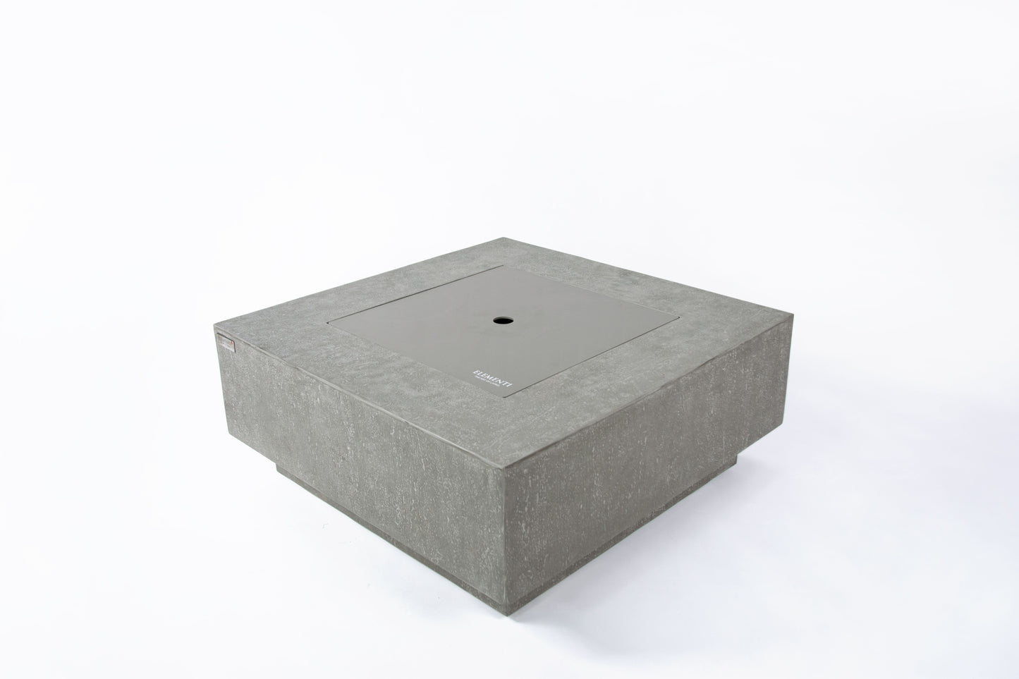 Elementi Plus Victoria 40" Square Light Grey Concrete Liquid Propane Fire Table