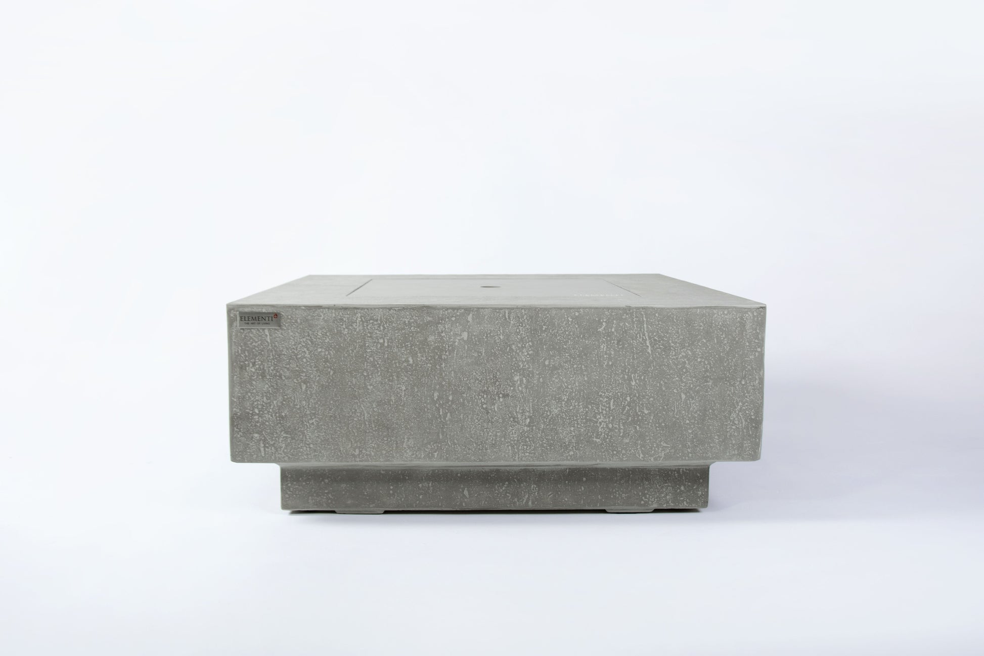 Elementi Plus Victoria 40" Square Light Grey Concrete Natural Gas Fire Table