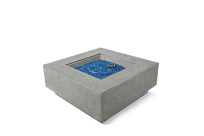Elementi Plus Victoria 40" Square Light Grey Concrete Natural Gas Fire Table