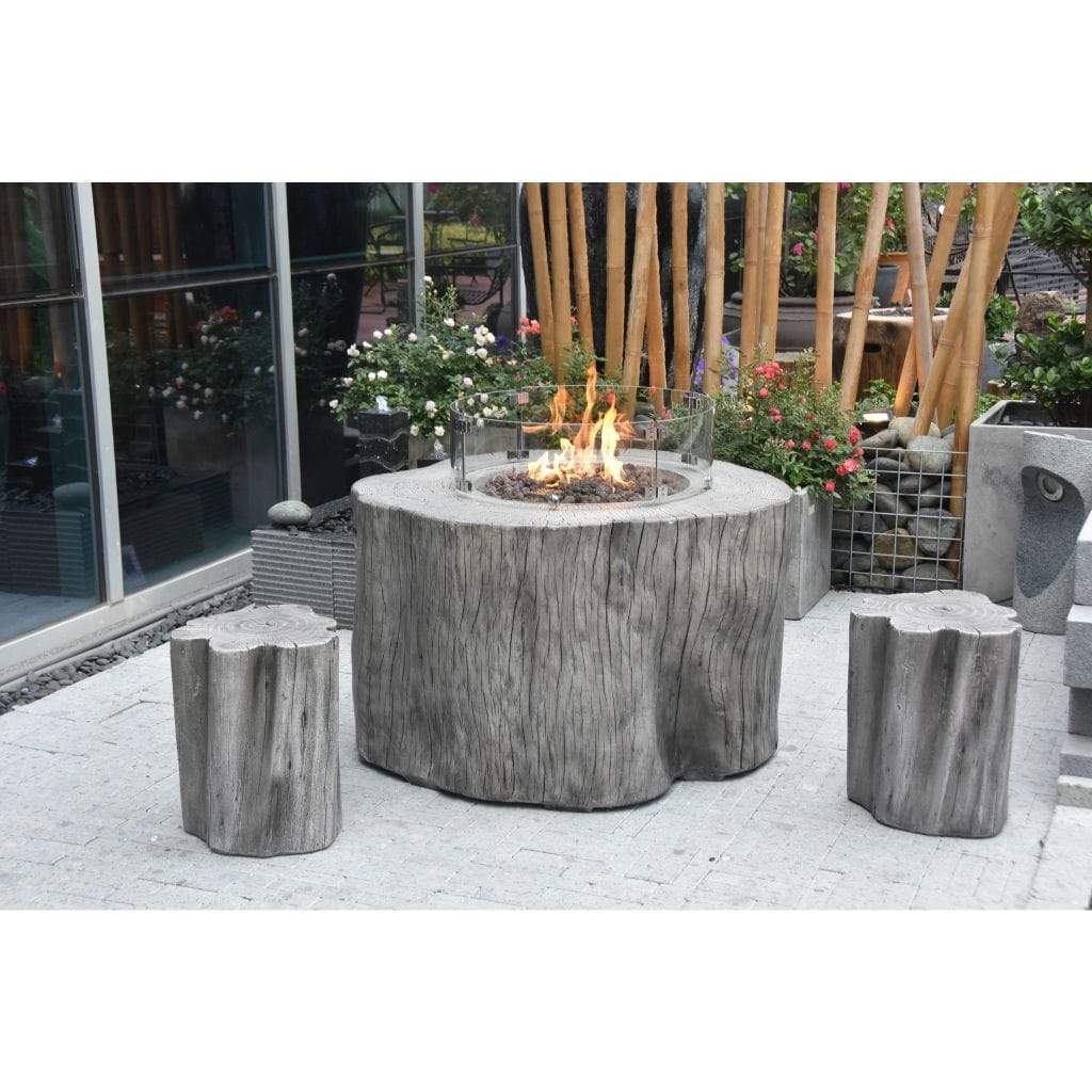 Elementi Warren 39" Concrete Liquid Propane Fire Table