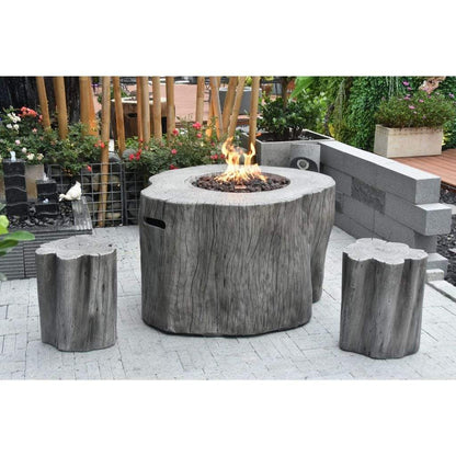 Elementi Warren 39" Concrete Liquid Propane Fire Table