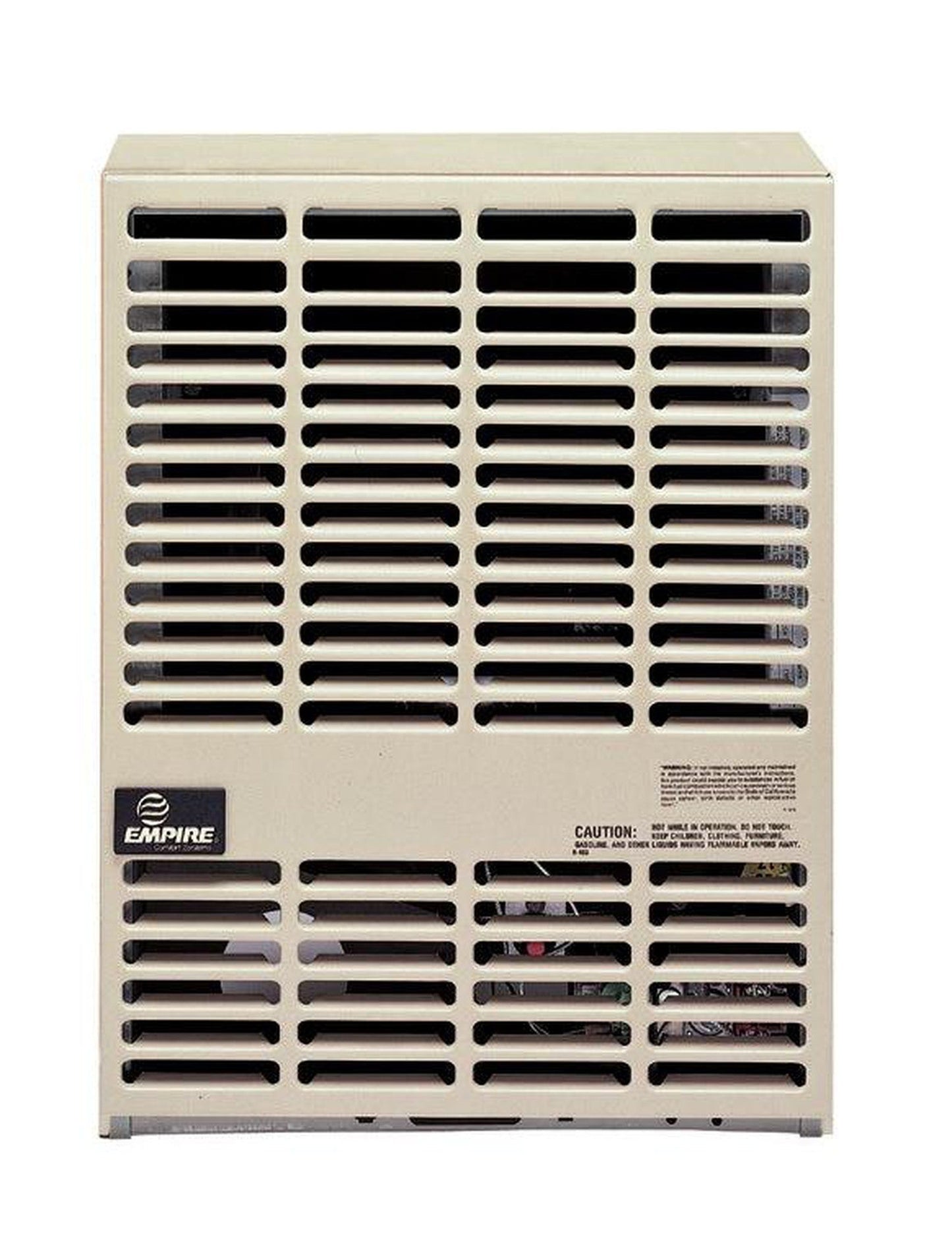 Empire 16" 10,000 BTU Beige Millivolt Control Without Thermostat, Natural Gas Direct Vent Wall Furnace