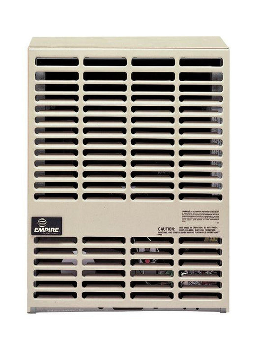 Empire 20" 15,000 BTU Beige Millivolt Control Without Thermostat, Natural Gas Direct Vent Wall Furnace