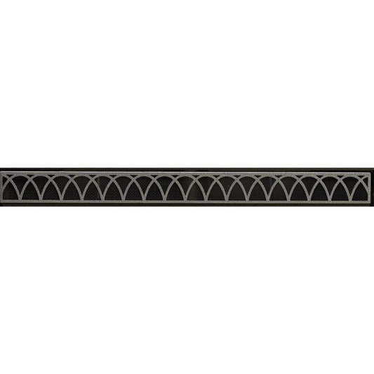 Empire 22" Black Arch Louvers for Peninsula Fireplace