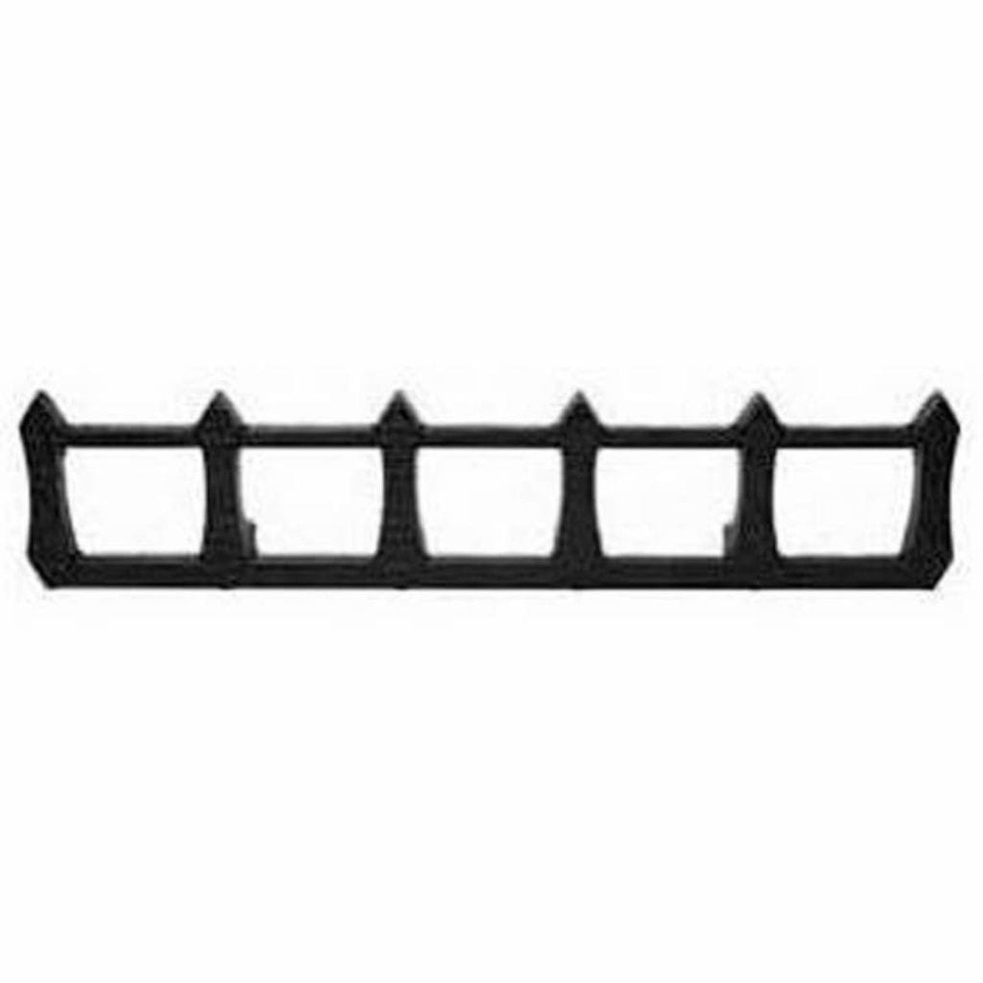 Empire 24" Matte Black Decorative Cast Iron Grate