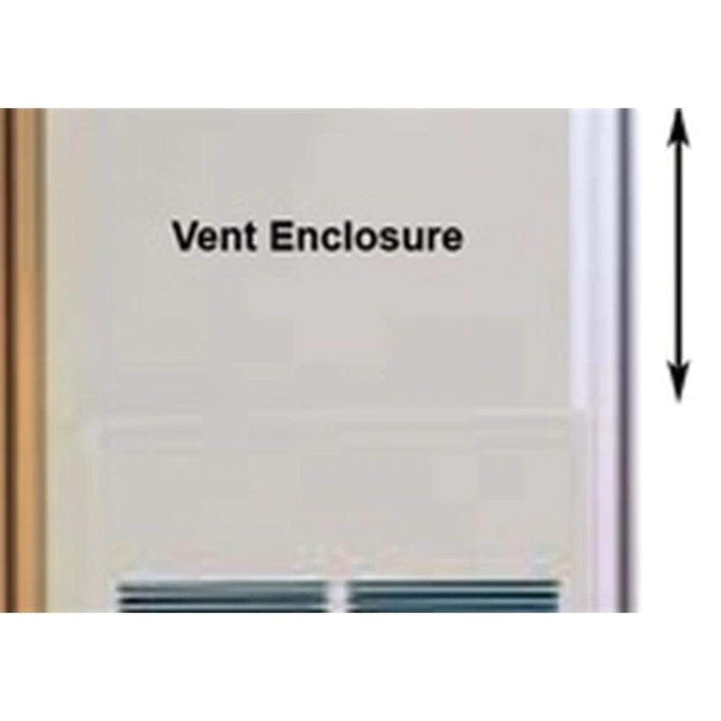 Empire 24" Vent Enclosure for FAW55 Vented Counterflow Wall Furnace