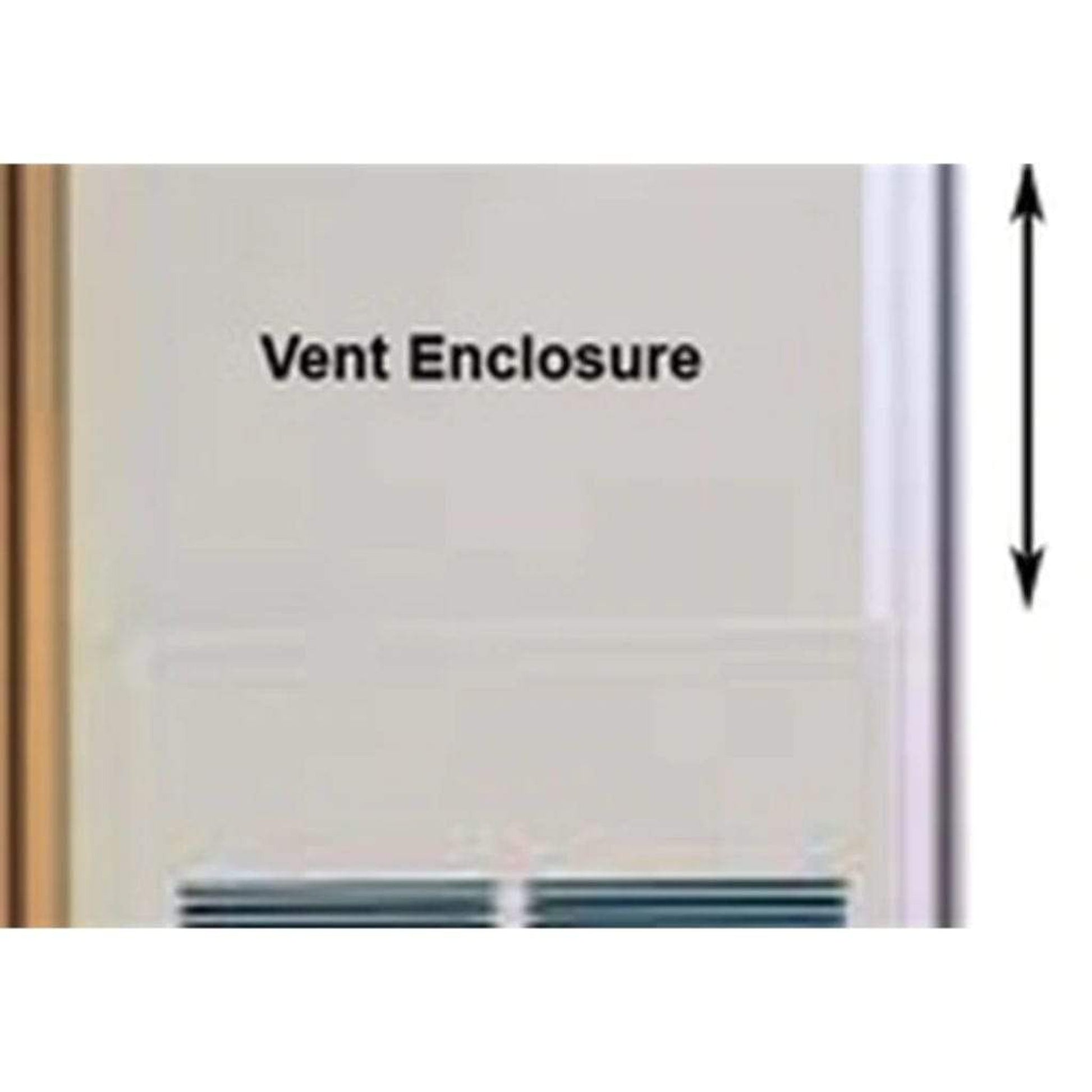 Empire 24" Vent Enclosure for FAW55 Vented Counterflow Wall Furnace