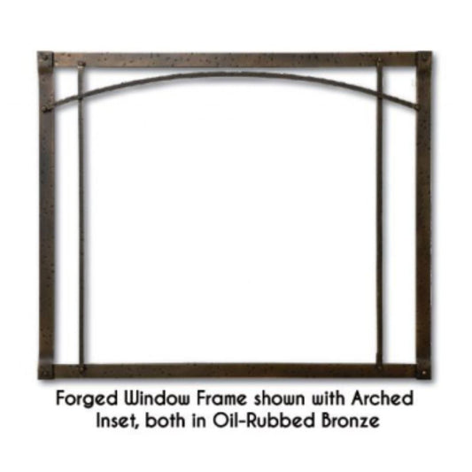 Empire 30" Oil-Rubbed Bronze Arch Forged Iron Inset for Rushmore DVCT30 Direct Vent Insert