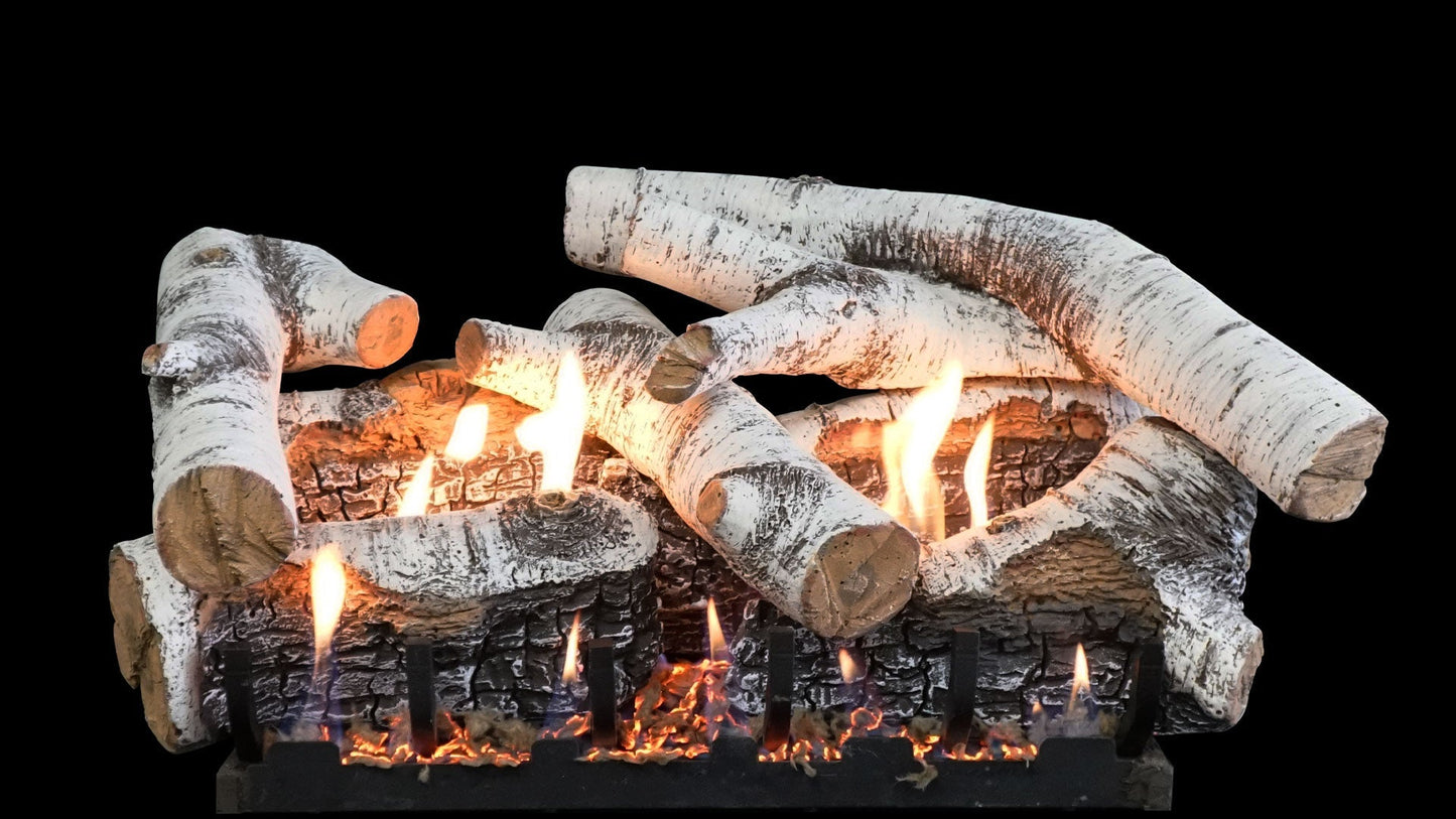 Empire 30" Super Birch Burncrete Vent-Free Log Set