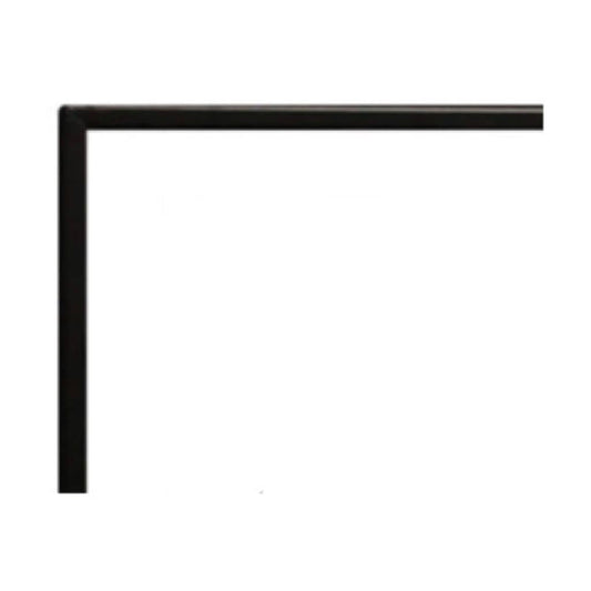 Empire 3/4" Matte Black Beveled Frame for 48" Boulevard Vent Free Linear Fireplace