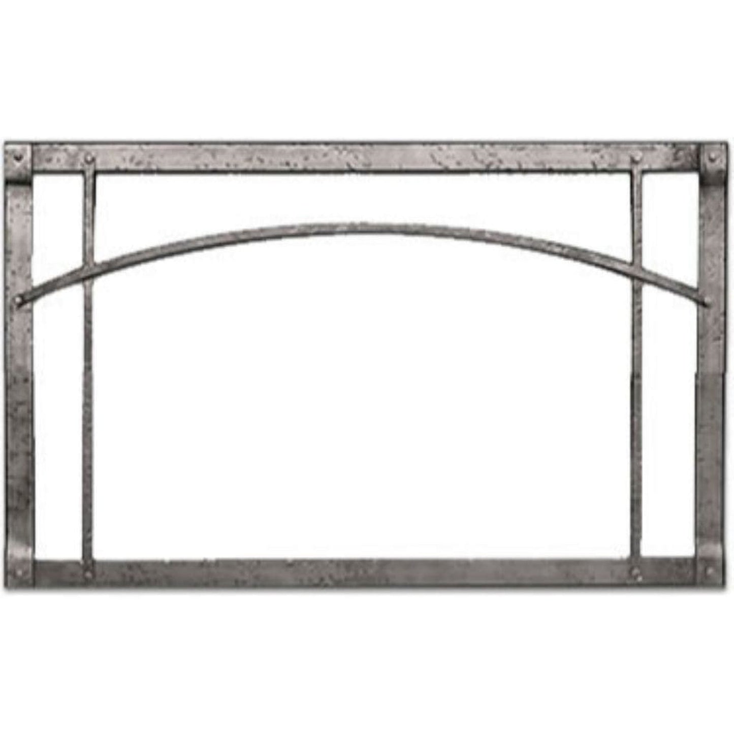 Empire 35" Distressed Pewter Arch Forged Iron Inset for Rushmore DVCT35 Direct Vent Insert