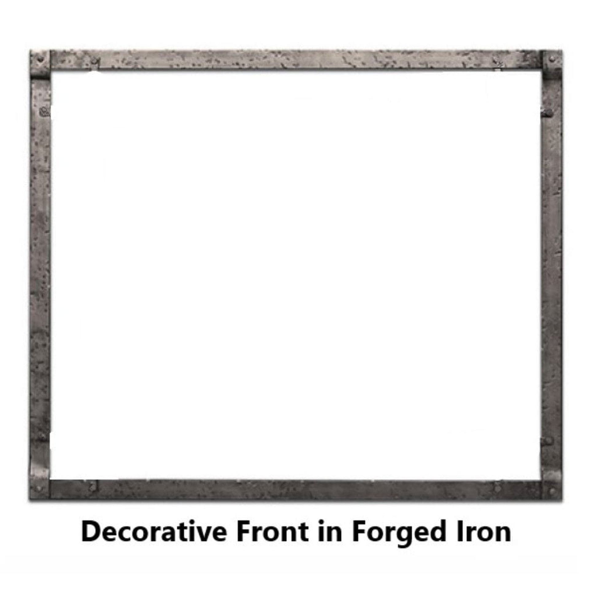 Empire 36" Distressed Pewter Forged Iron Frame for DVCT36 Rushmore Direct Vent Fireplace