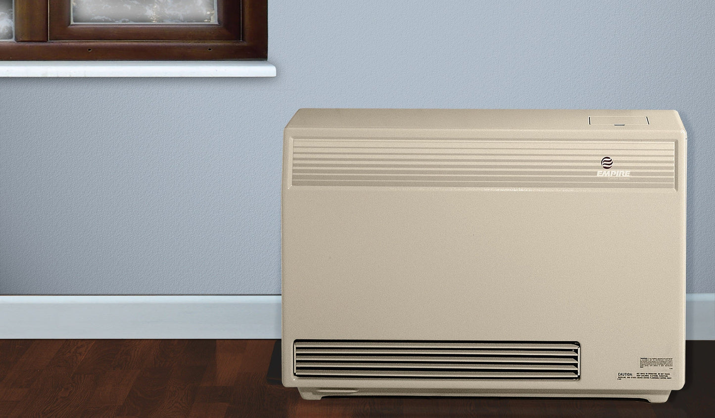 Empire 37" 20,000 BTU Beige High Efficiency Electronic Ignition, Natural Gas Direct Vent Wall Furnace