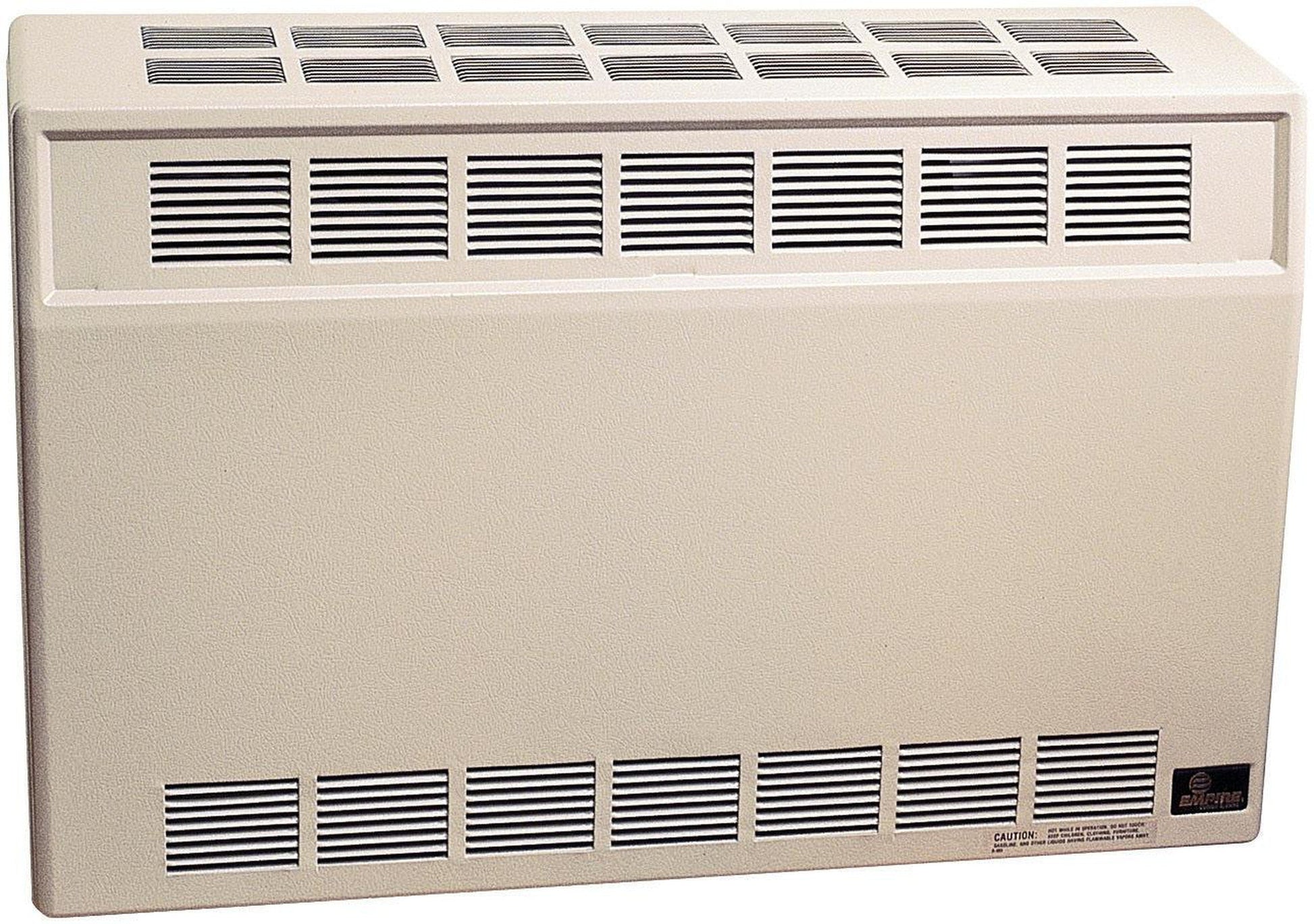 Empire 37" 25,000 BTU Beige Millivolt With Thermostat Control, Natural Gas Direct Vent Wall Furnace