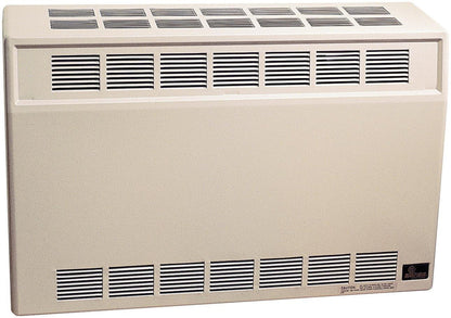 Empire 37" 35,000 BTU Beige Millivolt With Thermostat Control, Natural Gas Direct Vent Wall Furnace