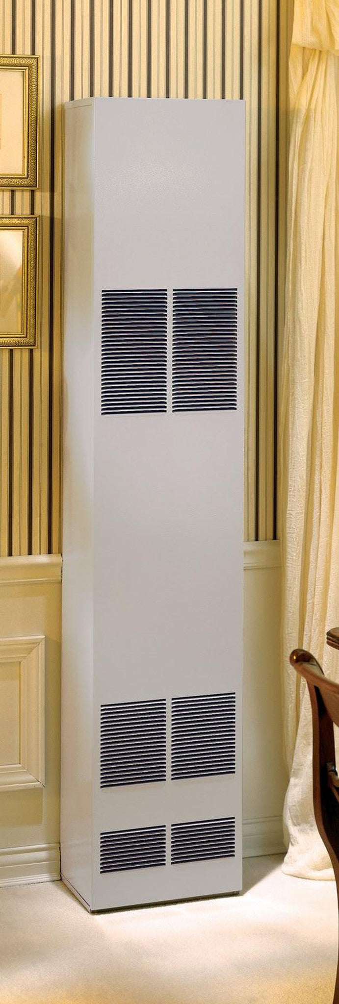 Empire 72" 35,000 BTU Beige Electronic Intermittent Pilot, Natural Gas Direct Vent Counterflow Wall Furnace