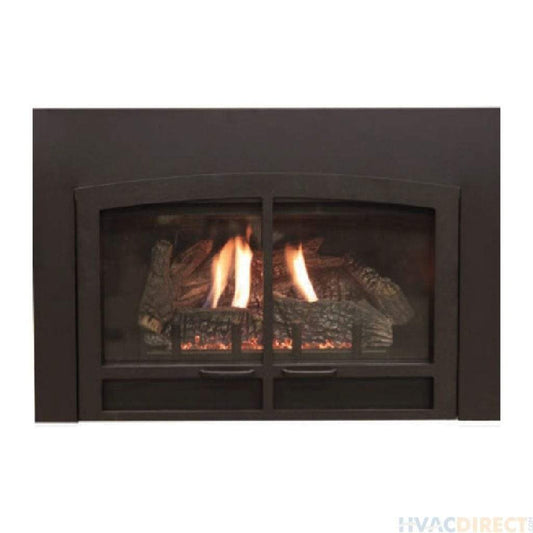 Empire Black Horizon Decorative Door Front for 34" Large Innsbrook Direct Vent Fireplace Insert