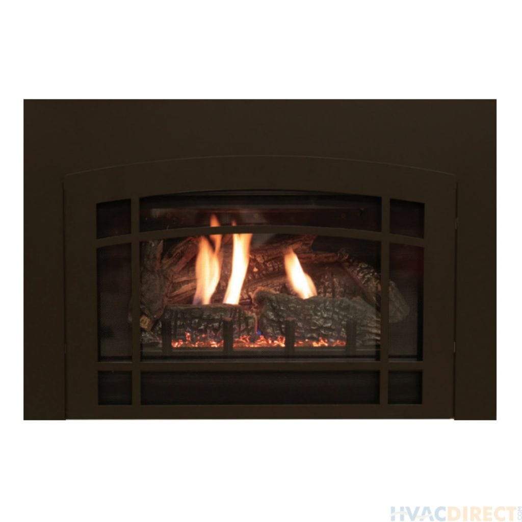 Empire Black Lancaster Front for 34" Large Innsbrook Direct Vent Fireplace Insert