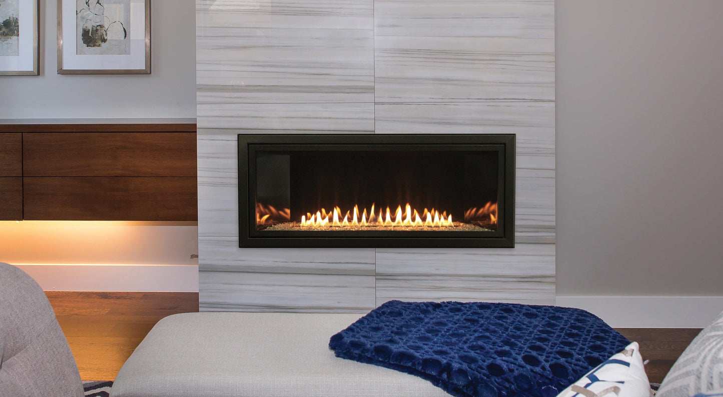 Empire Boulevard 36" Intermittent Pilot With Thermostat Variable Remote Control, Natural Gas Vent Free Linear Fireplace