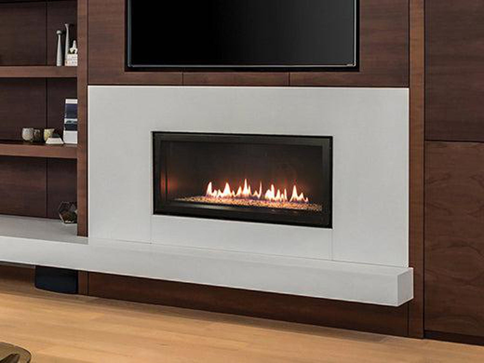 Empire Boulevard 36" Multi Function Remote, Propane Gas Direct Vent Linear Fireplace