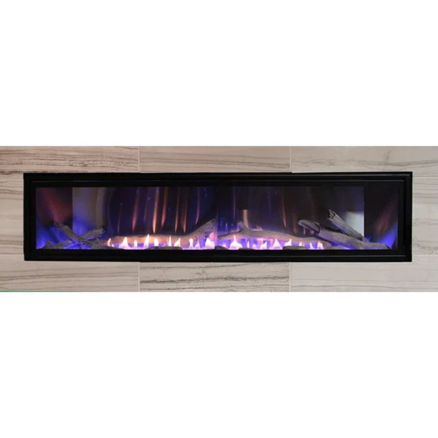 Empire Boulevard 60" Intermittent Pilot With Thermostat Variable Remote Control, Natural Gas Vent Free Linear Fireplace