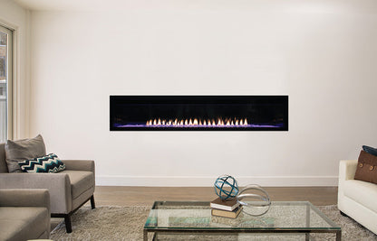 Empire Boulevard 72" Intermittent Pilot With Thermostat Variable Remote Control, Natural Gas Vent Free Linear Fireplace