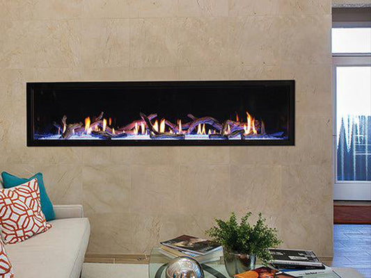 Empire Boulevard 72" Multi Function Remote, Propane Gas Direct Vent Linear Fireplace