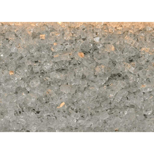 Empire Clear Frost Reflective Decorative Crushed Glass Media (10 Sq. Ft.)