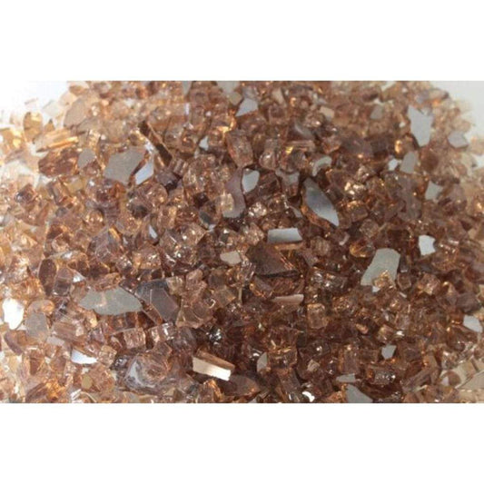 Empire Copper Reflective Decorative Crushed Glass Media (8 Sq. Ft.)
