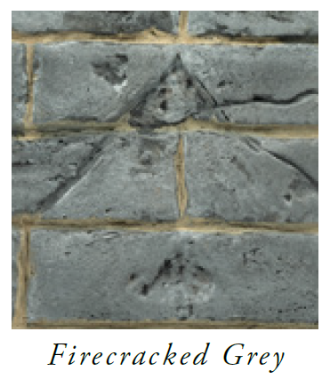 Empire Fire Cracked Gray Ceramic Fiber Liner for Rainier Fireplace Insert
