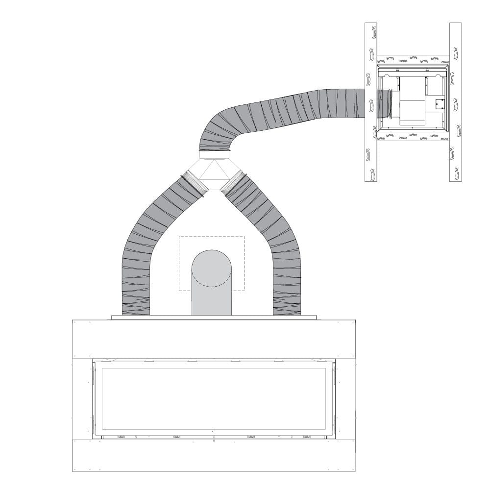 Empire Flex Vent Kit for HMFA Forced Air Kit