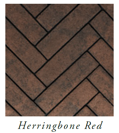 Empire Herringbone Red Liner for Rainier Fireplace Insert