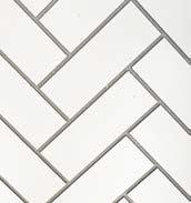 Empire Herringbone White Brick Set for Blackburn 44" Wood Firebox