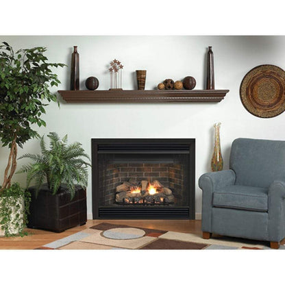 Empire Keystone 36" Intermittent Pilot With Flush Face, Natural Gas B-Vent Deluxe Fireplace
