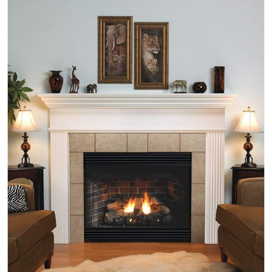 Empire Keystone 42" Intermittent Pilot With Louver, Natural Gas B-Vent Premium Fireplace