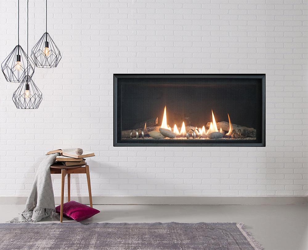 Empire Loft 36" Millivolt Control With On/Off Switch, Propane Gas Direct Vent Linear Fireplace