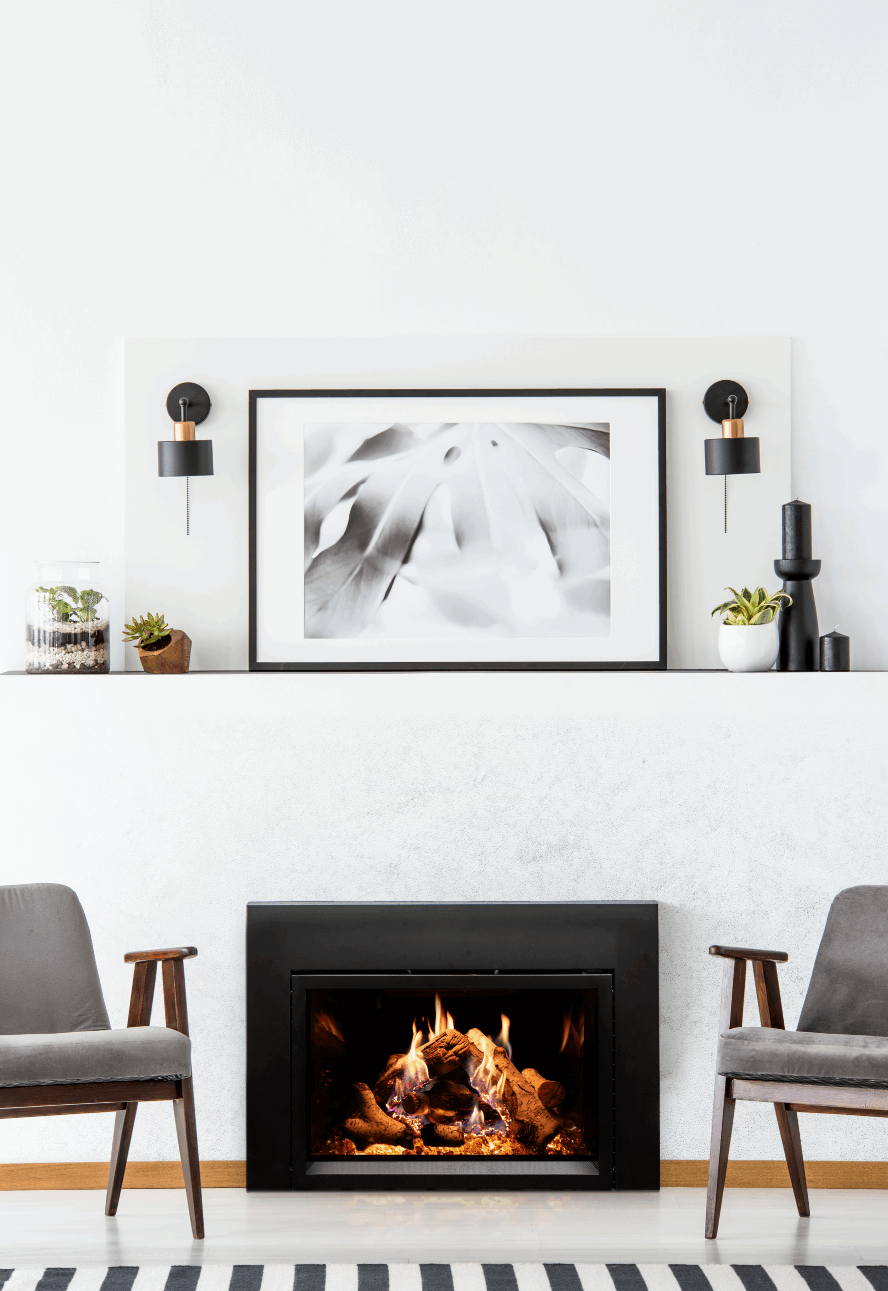Empire Rainier 34" Intermittent Pilot Control With On/Off Switch, Natural Gas Direct Vent Fireplace Insert