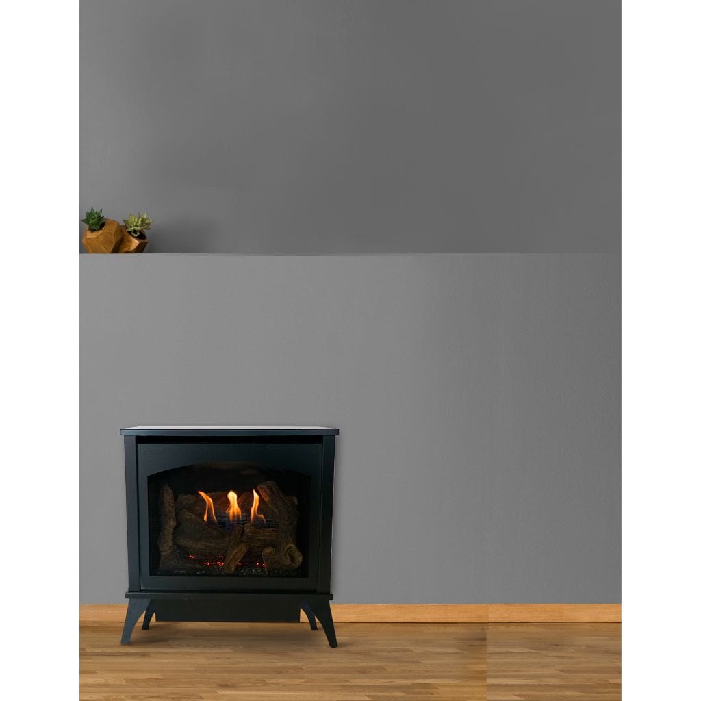 Empire Spirit 22" Intermittent Pilot Control With On/Off Switch, Propane Gas Vent Free Small Steel Stove