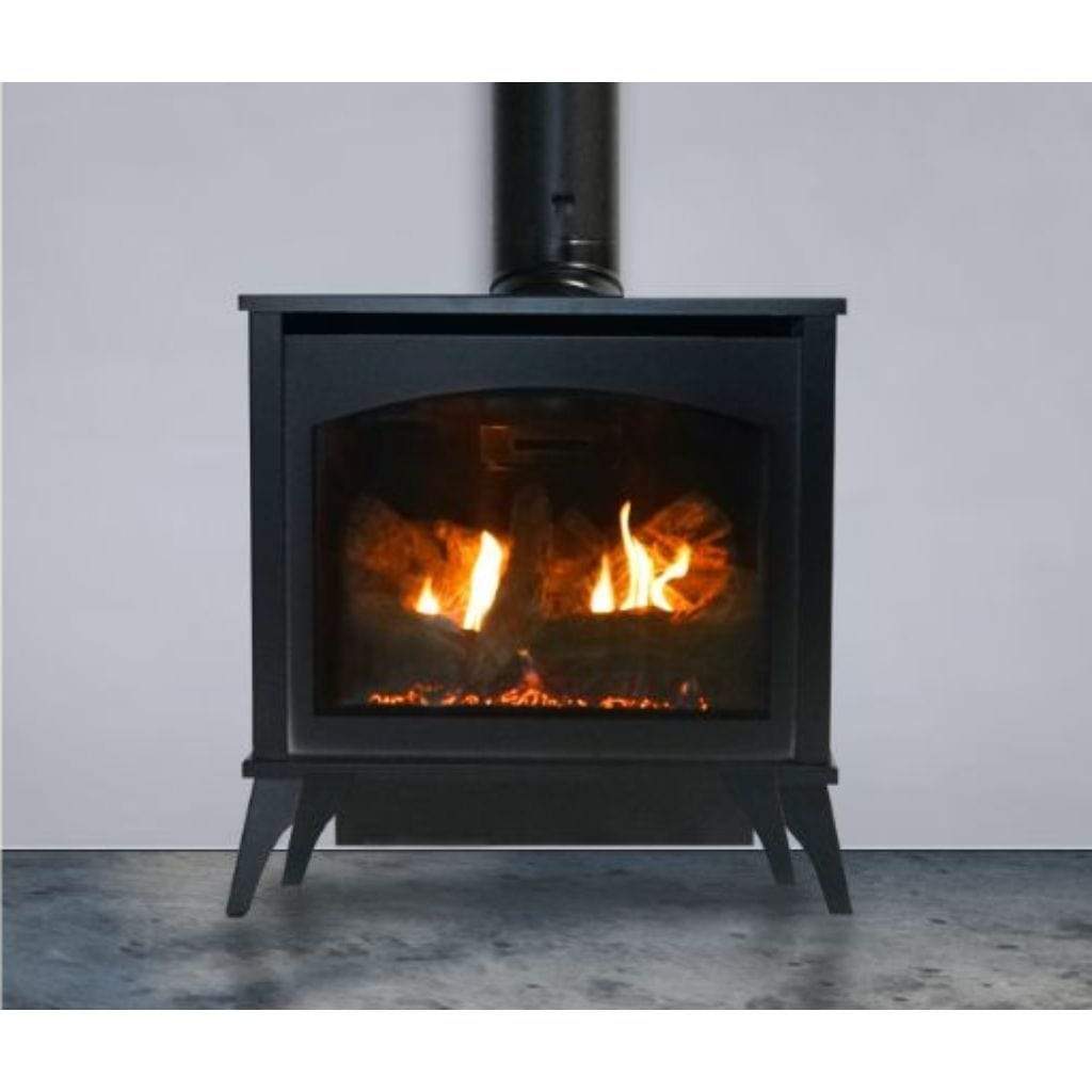 Empire Spirit 27" Intermittent Pilot Control With On/Off Switch, Natural Gas Direct Vent Medium Steel Stove