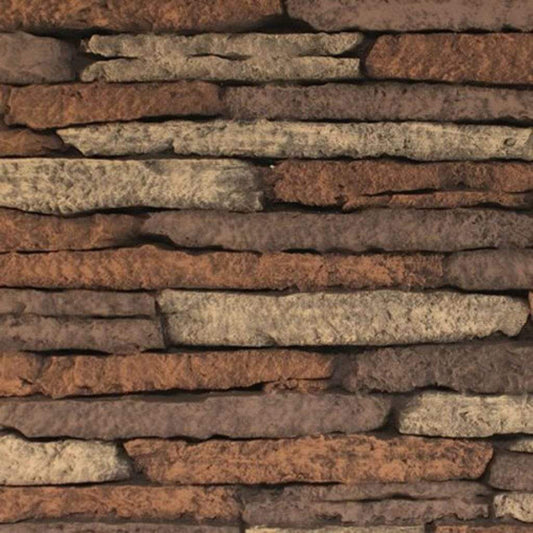Empire Stacked Limestone Ceramic Fiber Liner for 42" Tahoe Deluxe Direct Vent Fireplace