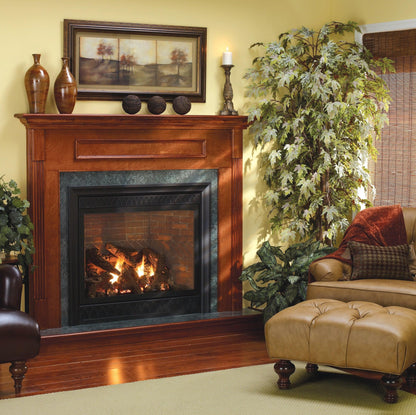 Empire Tahoe 36" Multi Function Control With On/Off Switch and Blower, Natural Gas Direct Vent Luxury Fireplace