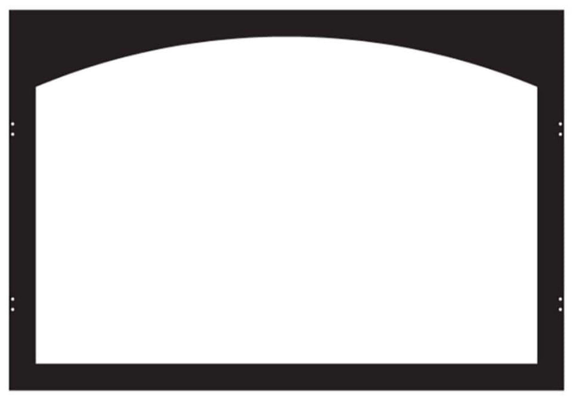 Empire VBY42GBL Matte Black Arch Hinge Door Frame