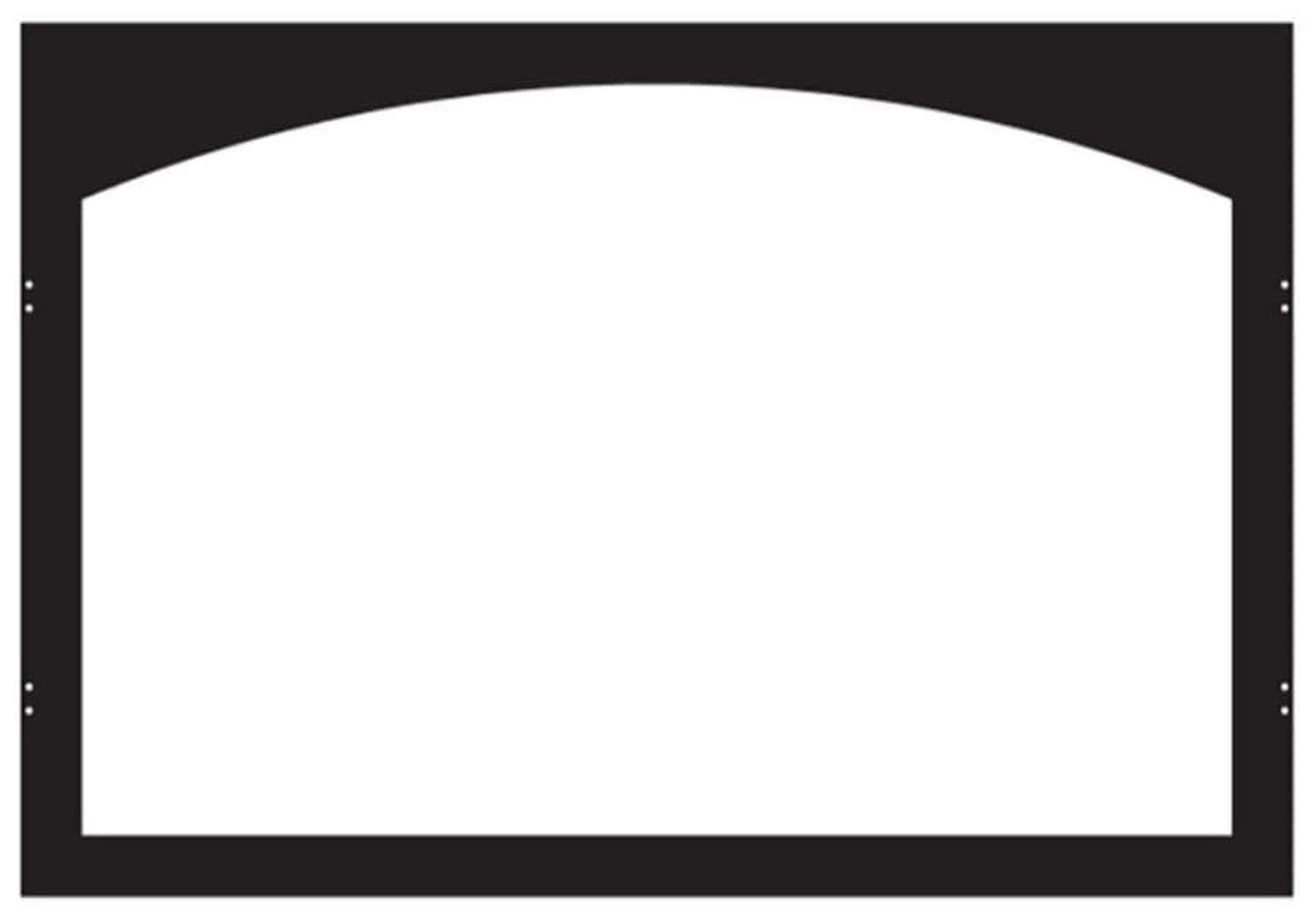 Empire VFY36SBL Matte Black Arch Hinge Door Frame