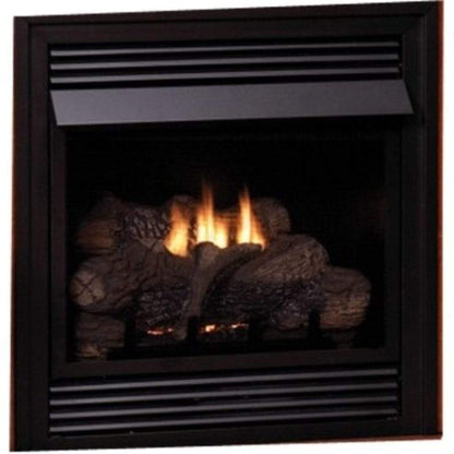 Empire Vail 26" Intermittent Pilot With On/Off Switch and Contour Burner, Natural Gas Vent Free Deluxe Fireplace