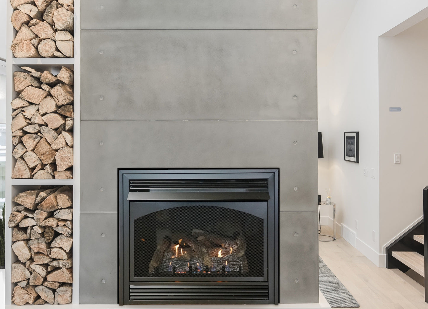 Empire Vail 32" Intermittent Pilot Control With On/Off Switch, Natural Gas Vent Free Premium Fireplace