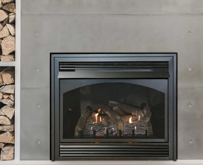 Empire Vail 32" Millivolt Control With On/Off Switch and Blower, Propane Gas Vent Free Premium Fireplace