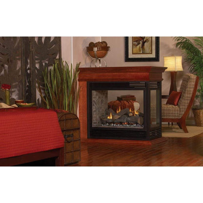 Empire 36" Vail Vent-Free Multi-Sided Fireplace, Peninsula and See-Through