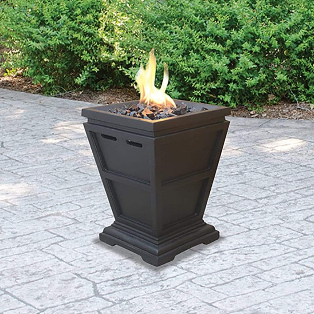 Endless Summer 15" Small Slate Outdoor LP Gas Fire Column