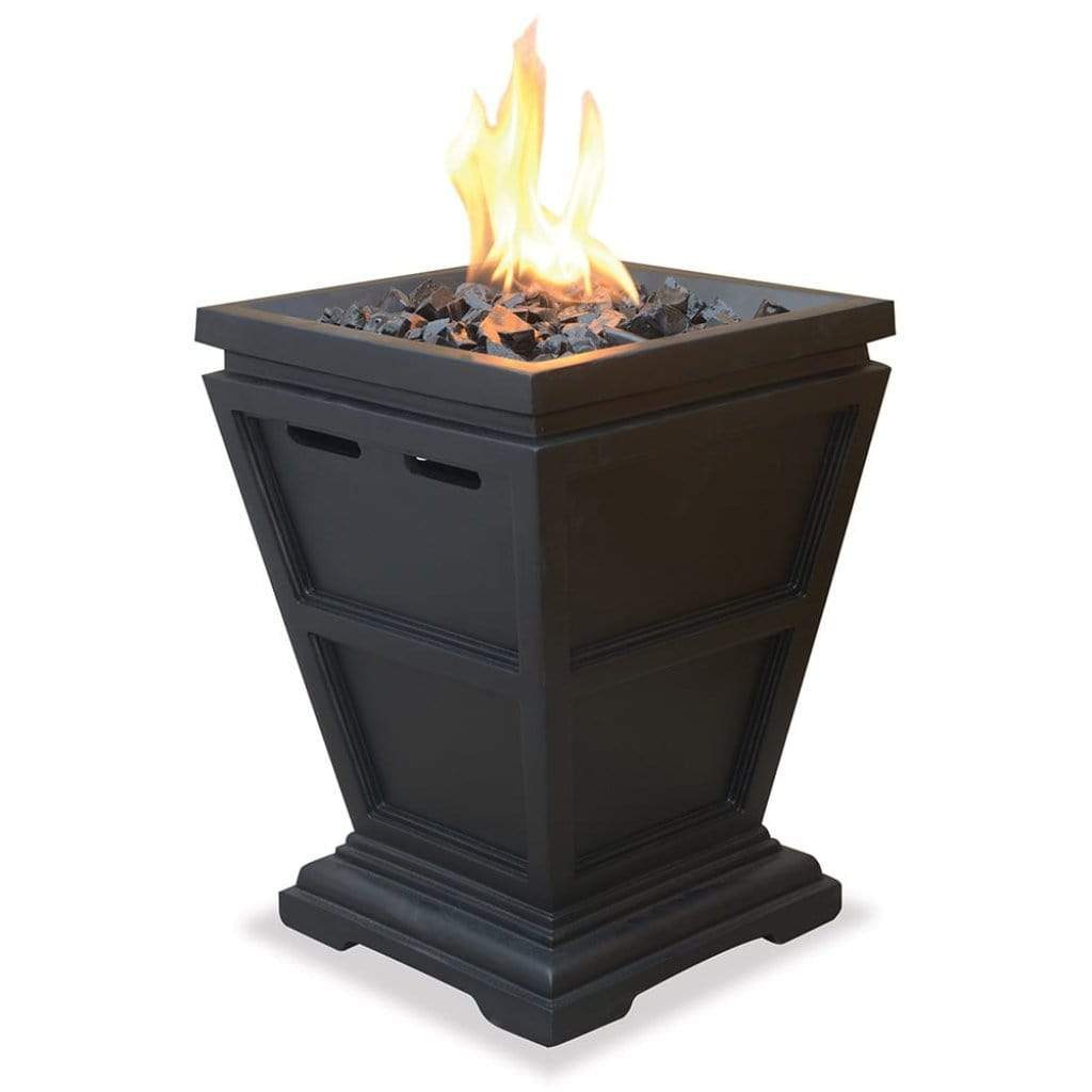 Endless Summer 15" Small Slate Outdoor LP Gas Fire Column